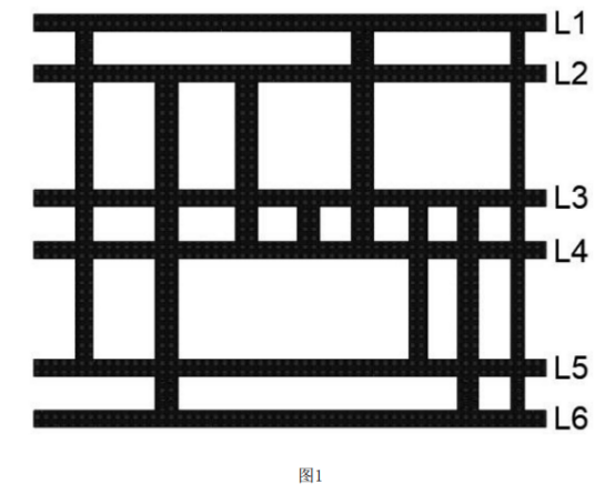 六層軟硬結(jié)合板中可設(shè)計(jì)盲孔、通孔的示意圖