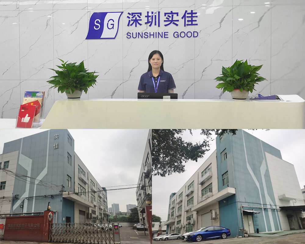 新廠房大門口、前臺、電梯口上下貨區(qū)實拍圖